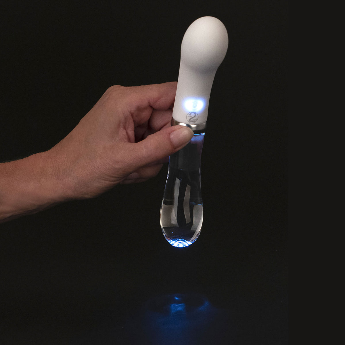 Liaison G-Spot Silikone & Glas Vibrator med LED Lys