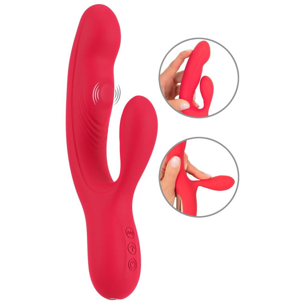 Sweet Smile Thumbing Rabbit Vibrator med Dunke Funktion