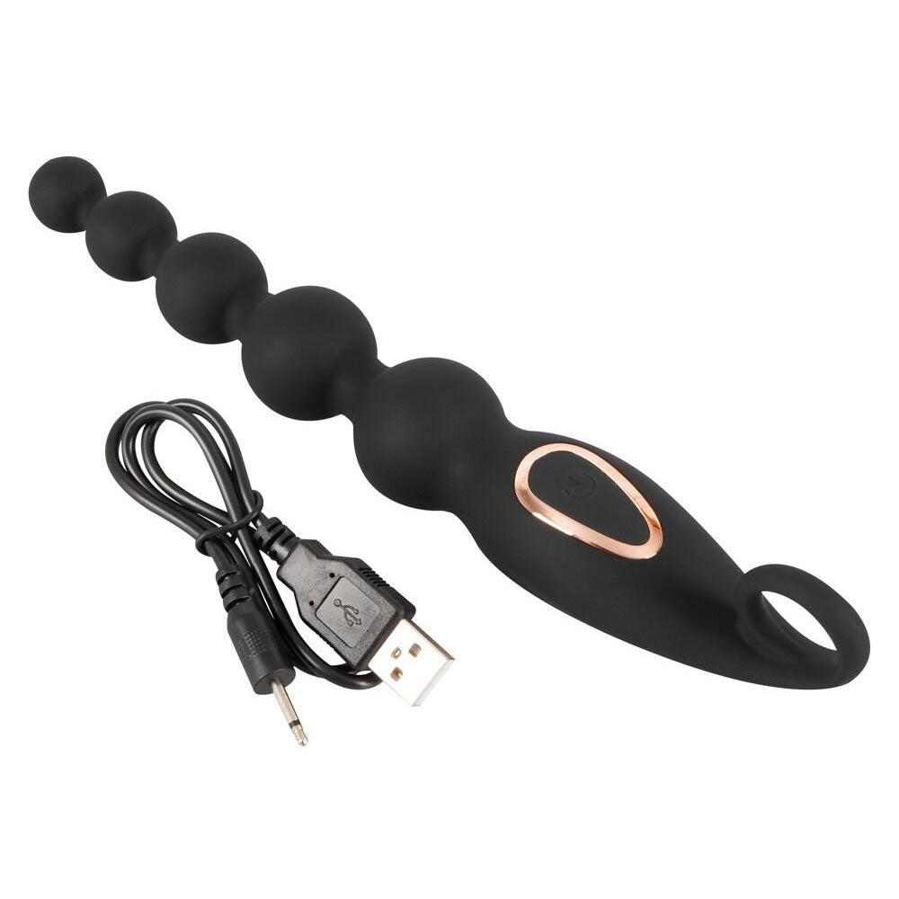 Anos Beads Anal Kæde med Vibrator
