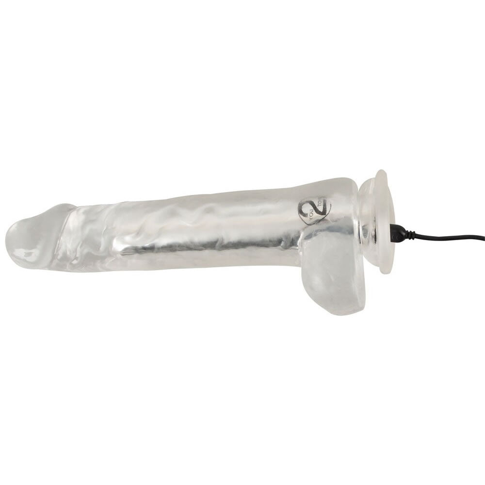Crystal Clear Vibrator med Sugekop