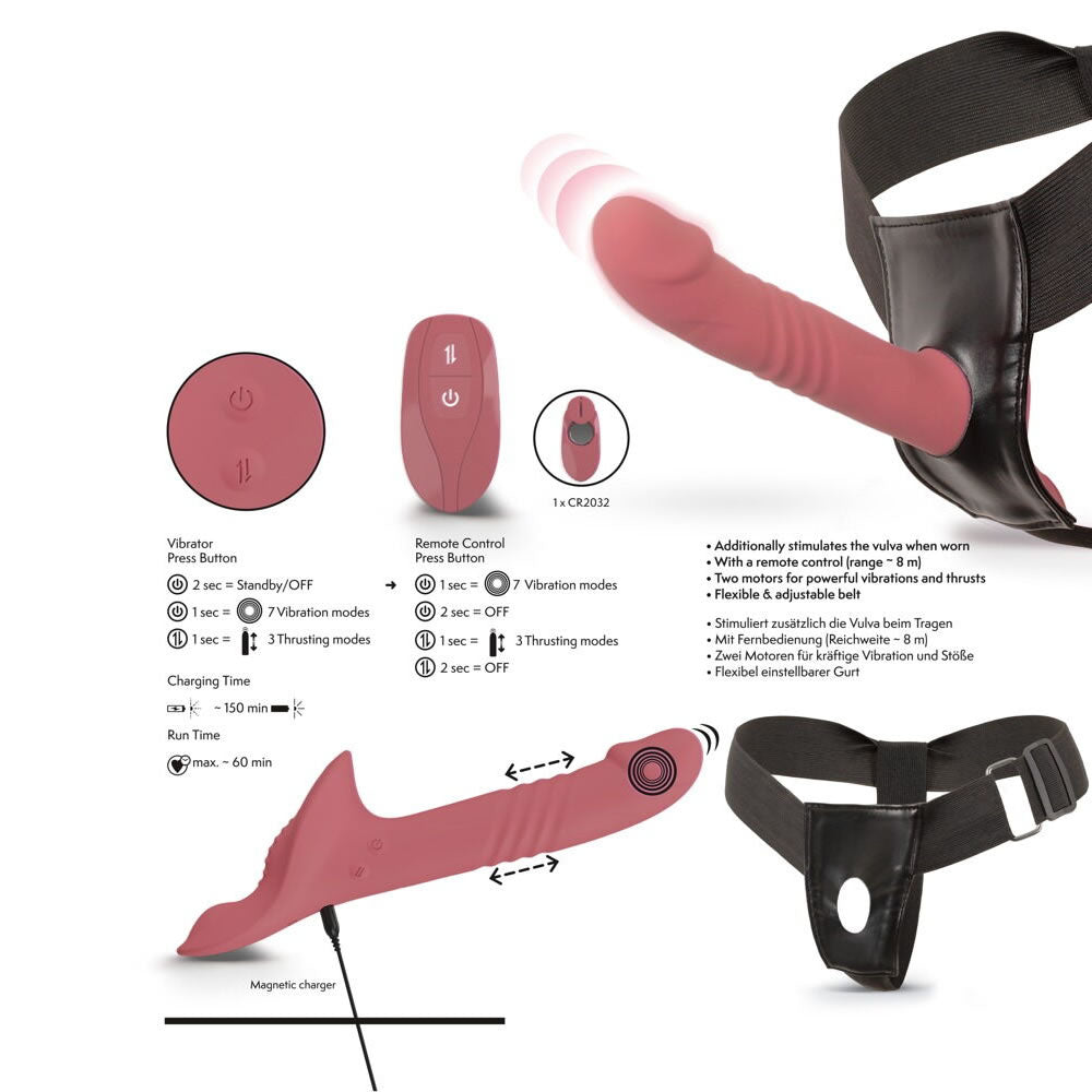 Your Strap-On Collection Sæt med Vibrator & Harness