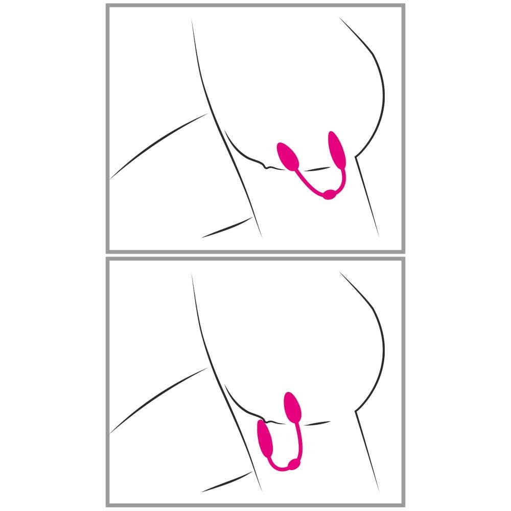 Sweet Smile Double Pleasure Fjernbetjente Love Balls