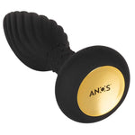 Anos Anal Plug med Fjernbetjent Rotation & Vibration