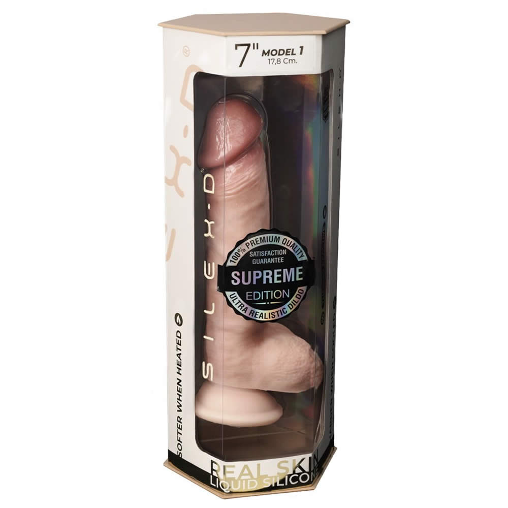 SilexD 7“ Model 1 Premium Real Skin Dildo