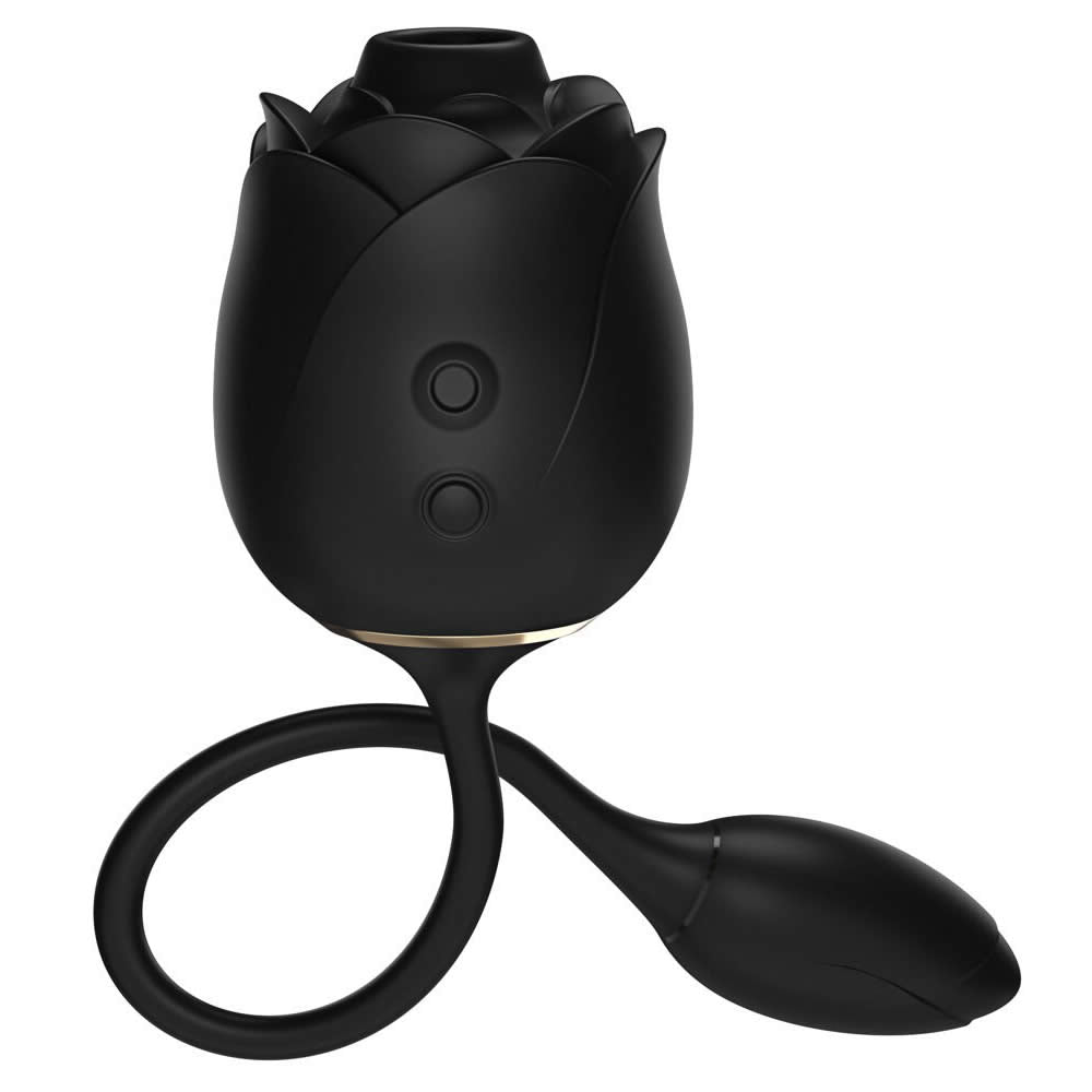 Fifty Shades Dark Blushing Rose Lufttryksvibrator & Vibrator Æg