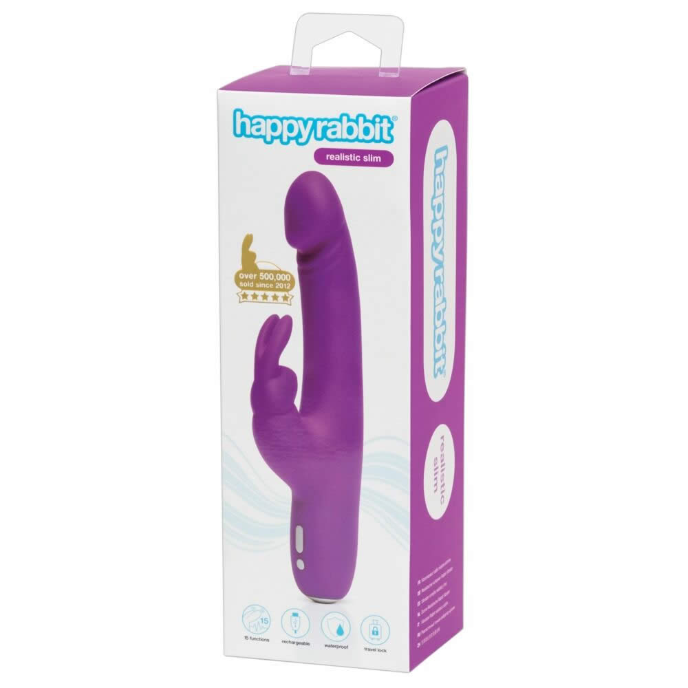 Happy Rabbit Vibrator Realistic Slim