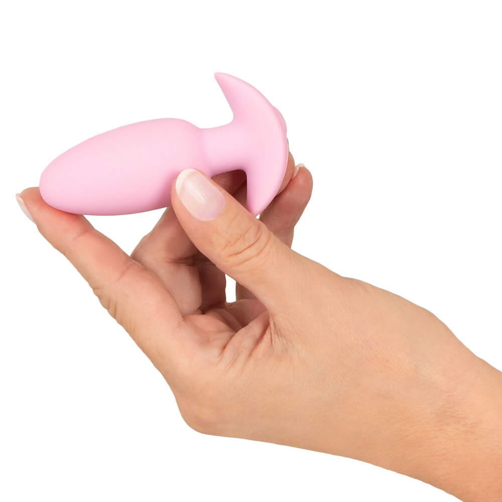 Cuties Vibrating Mini Butt Plug Pink Peony