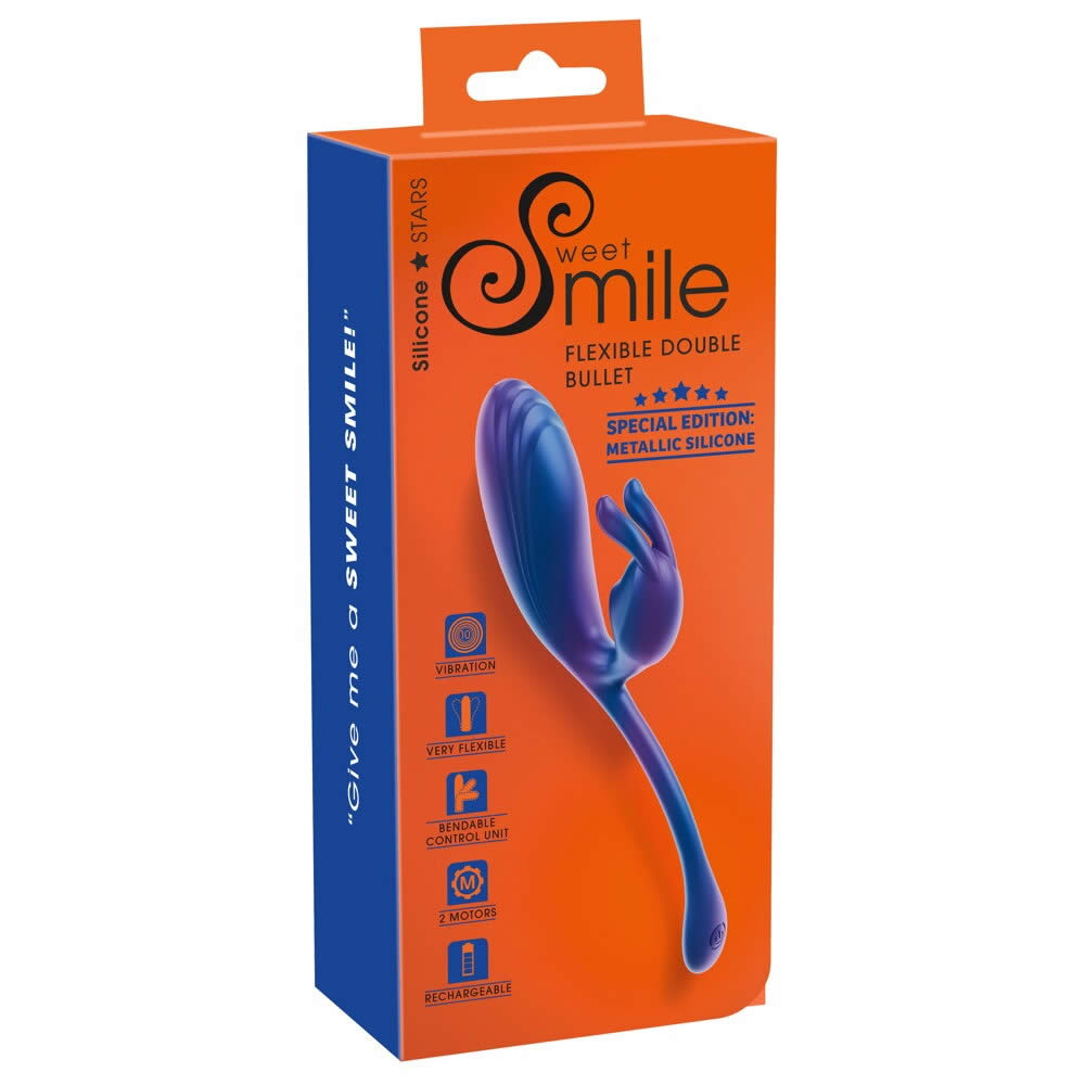 Sweet Smile Flexible Double Bullet Vibrator