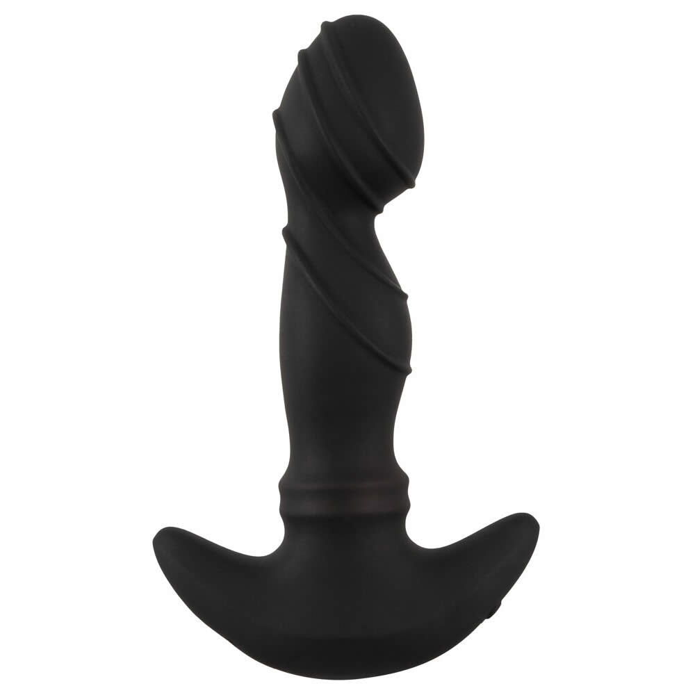 Anos Prostata Vibrator Plug med Bevægelige Ringe