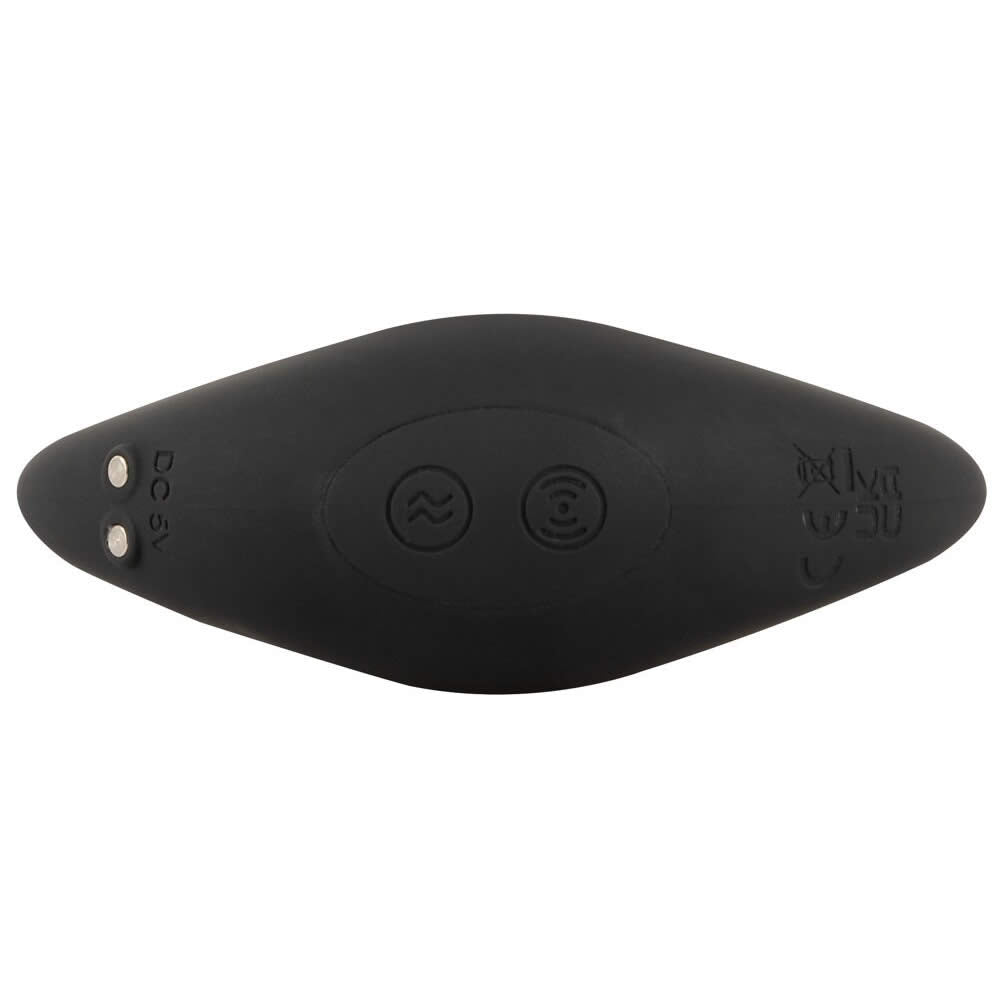 Anos Prostata Vibrator Plug med Bevægelige Ringe