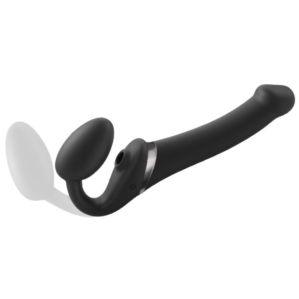 Strap-Me-On Multi Orgasm Bendable Strap-On Vibrator med Fjernbetjening