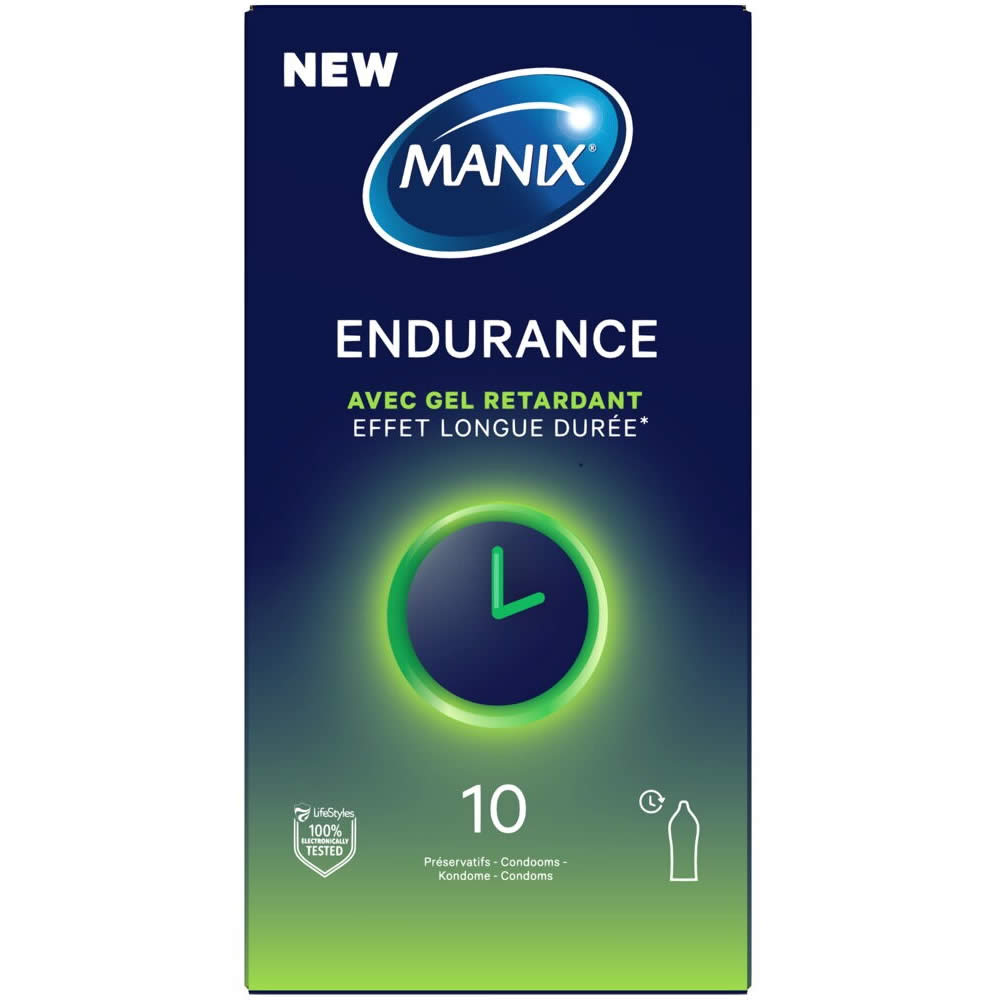 Manix Endurance Kondom med Delay Gel