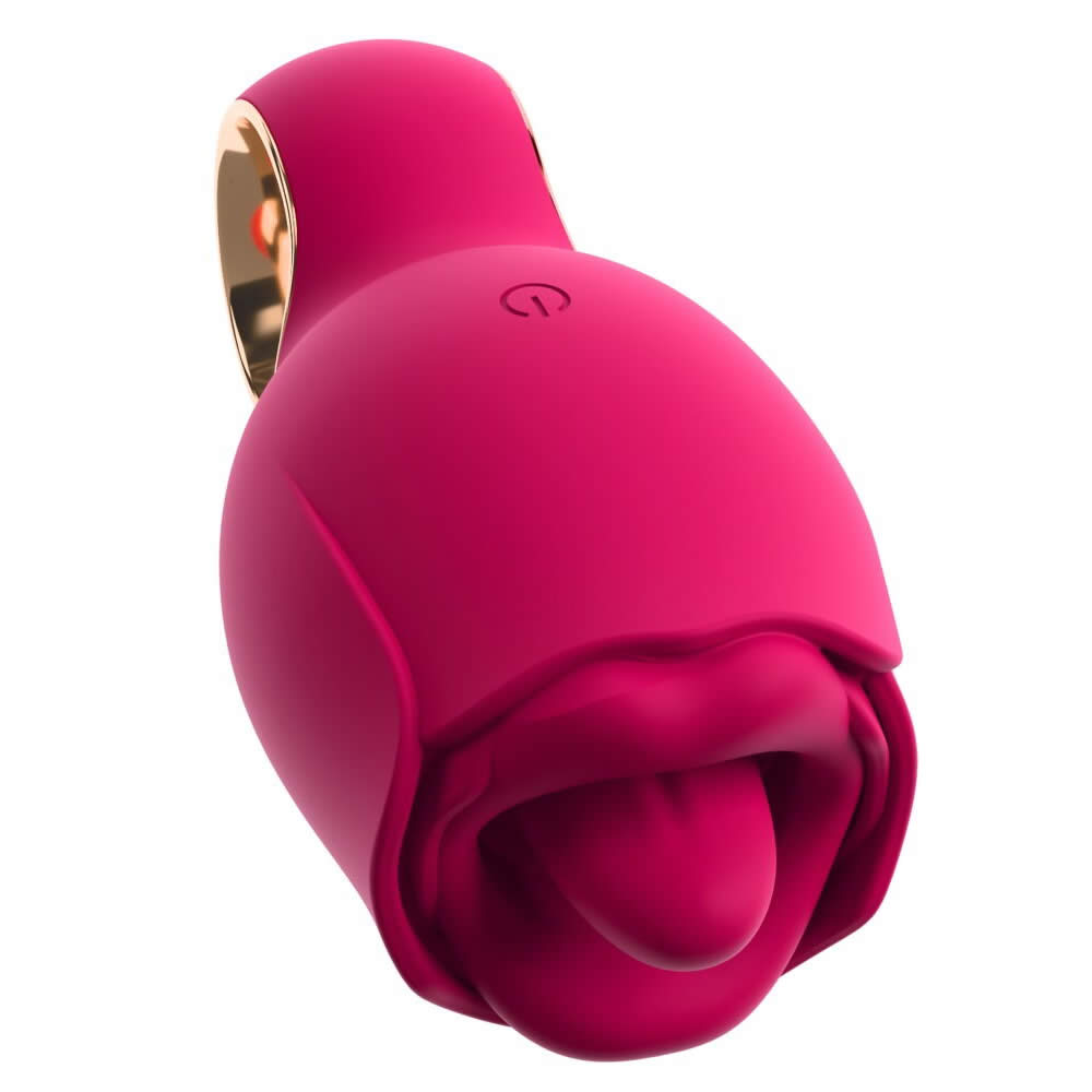 Oral Fun Vibrator med Slikkende Vibrator Tunge