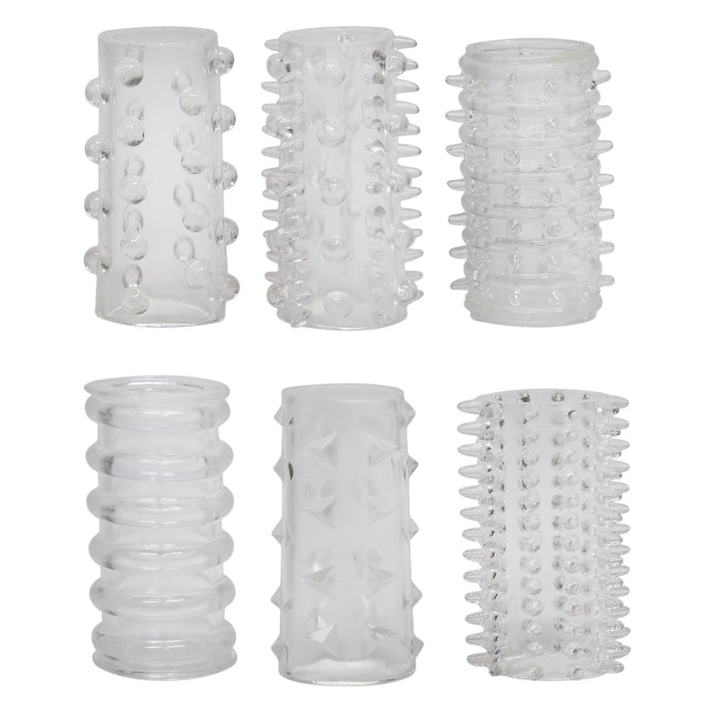 Rose Penis Manchetter sæt med 6 stk