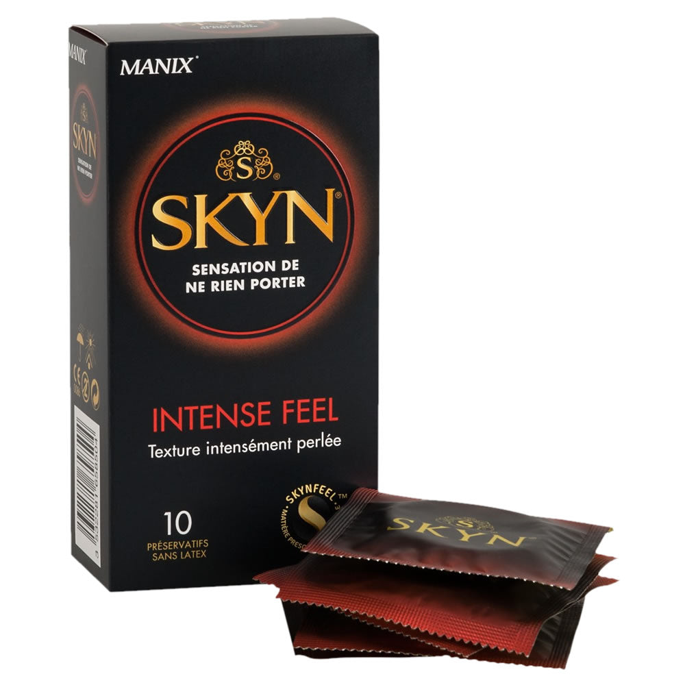 Manix SKYN Intense Feel med Nopper - Latexfri - 10 stk