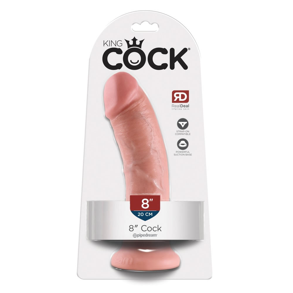 King Cock 8 Inch Dildo