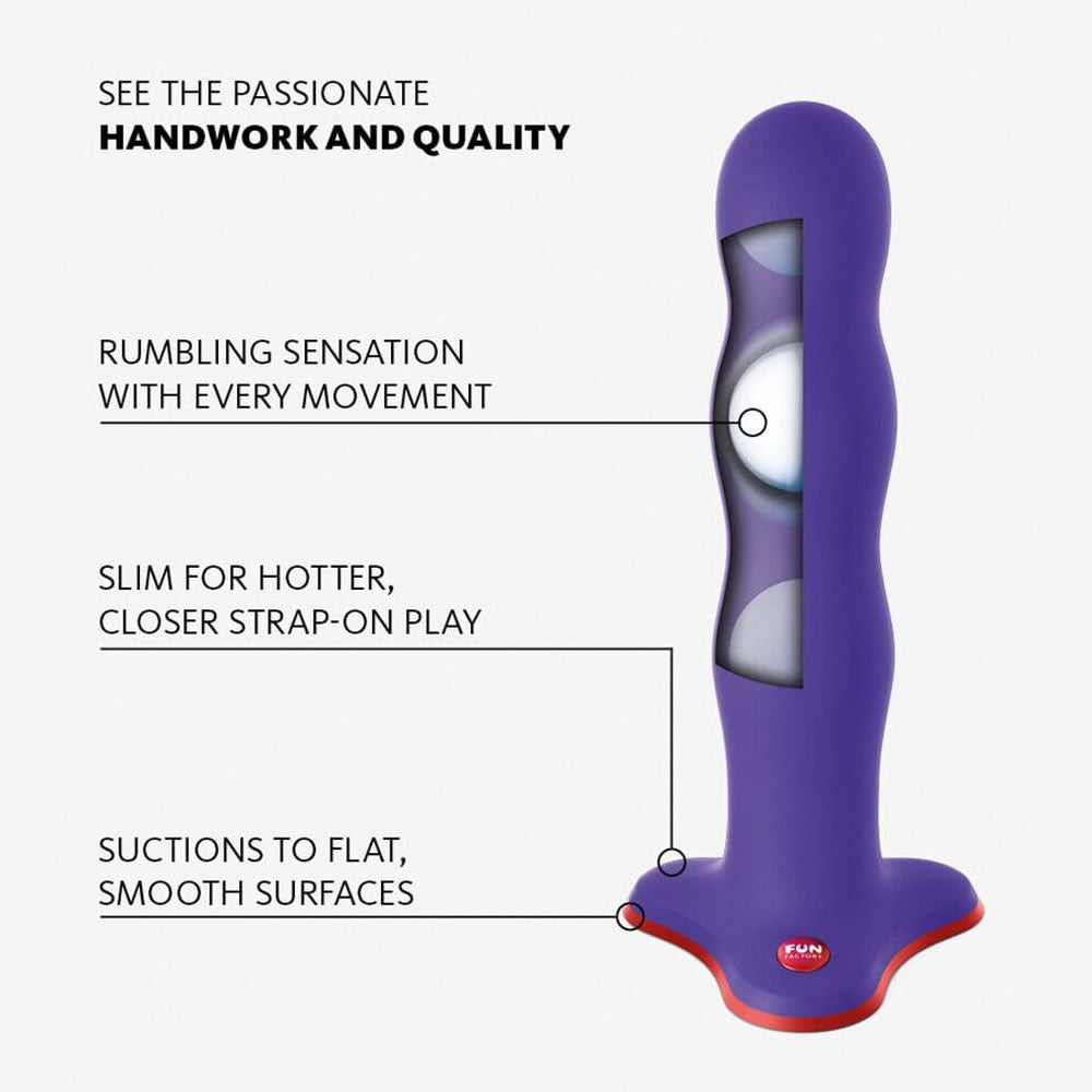 Fun Factory Bouncer Shake Dildo med Vibrokugler