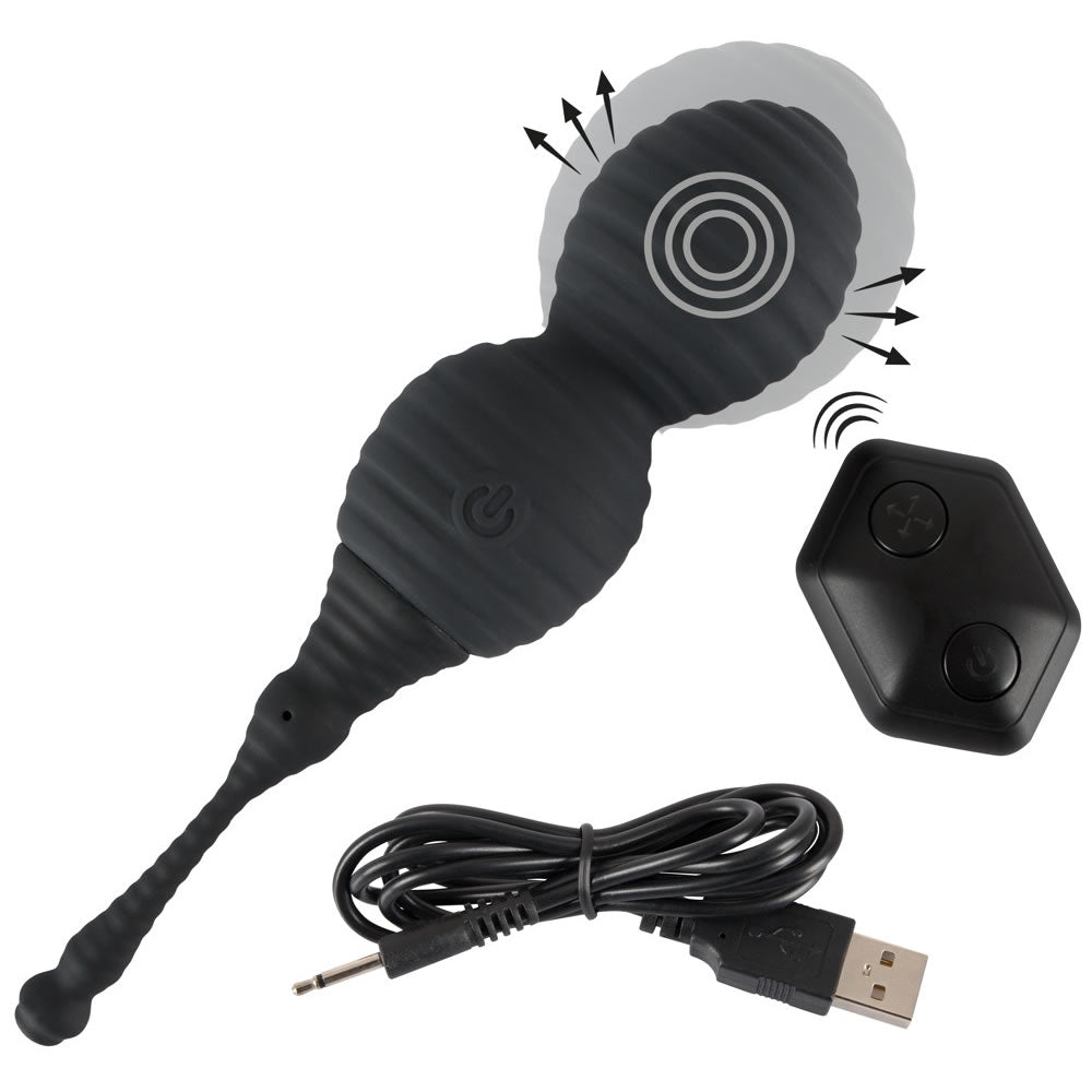 Inflatable Fjernbetjent Vibrator æg & Bækkenbundskugler