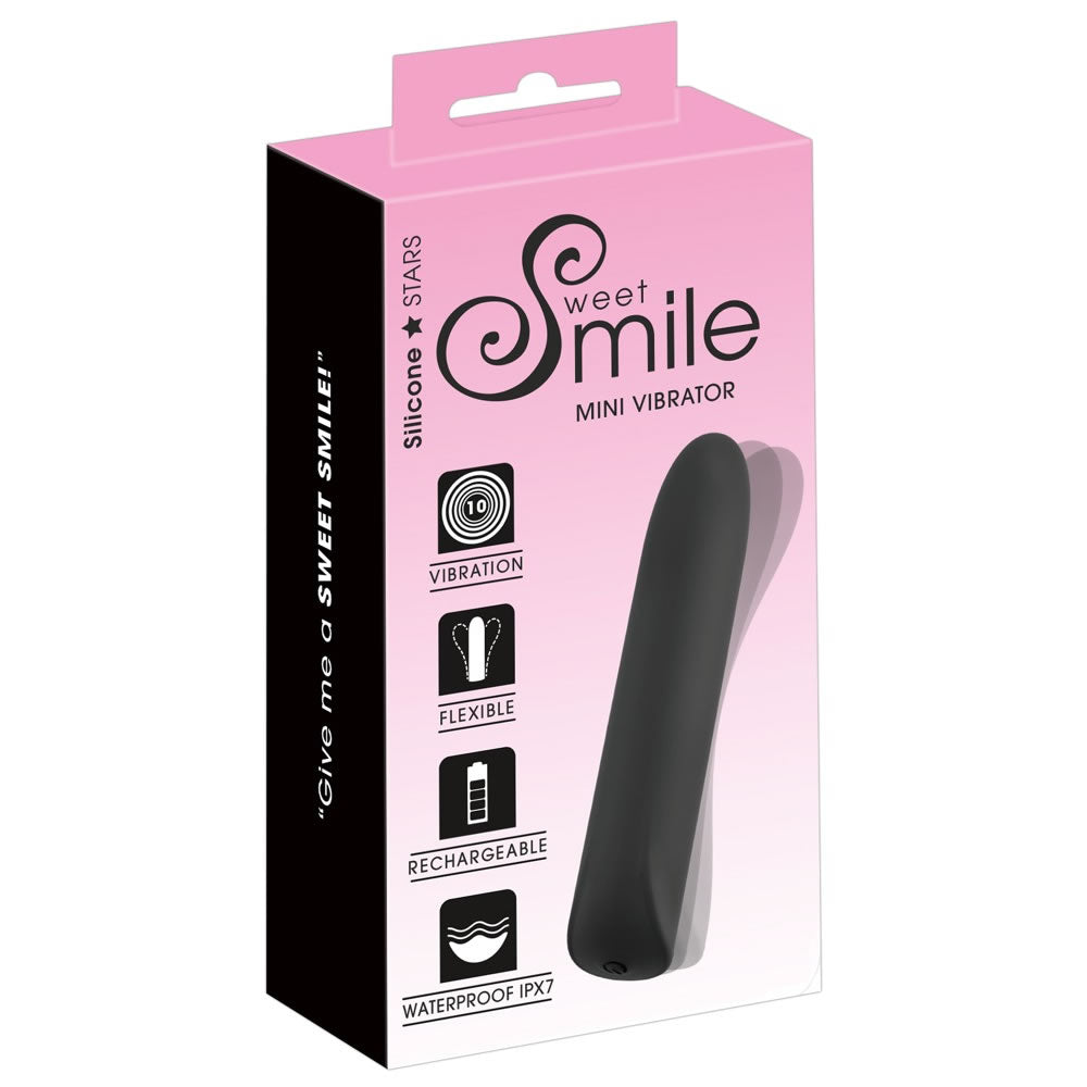 Sweet Smile Vandtæt Mini Silikone Vibrator