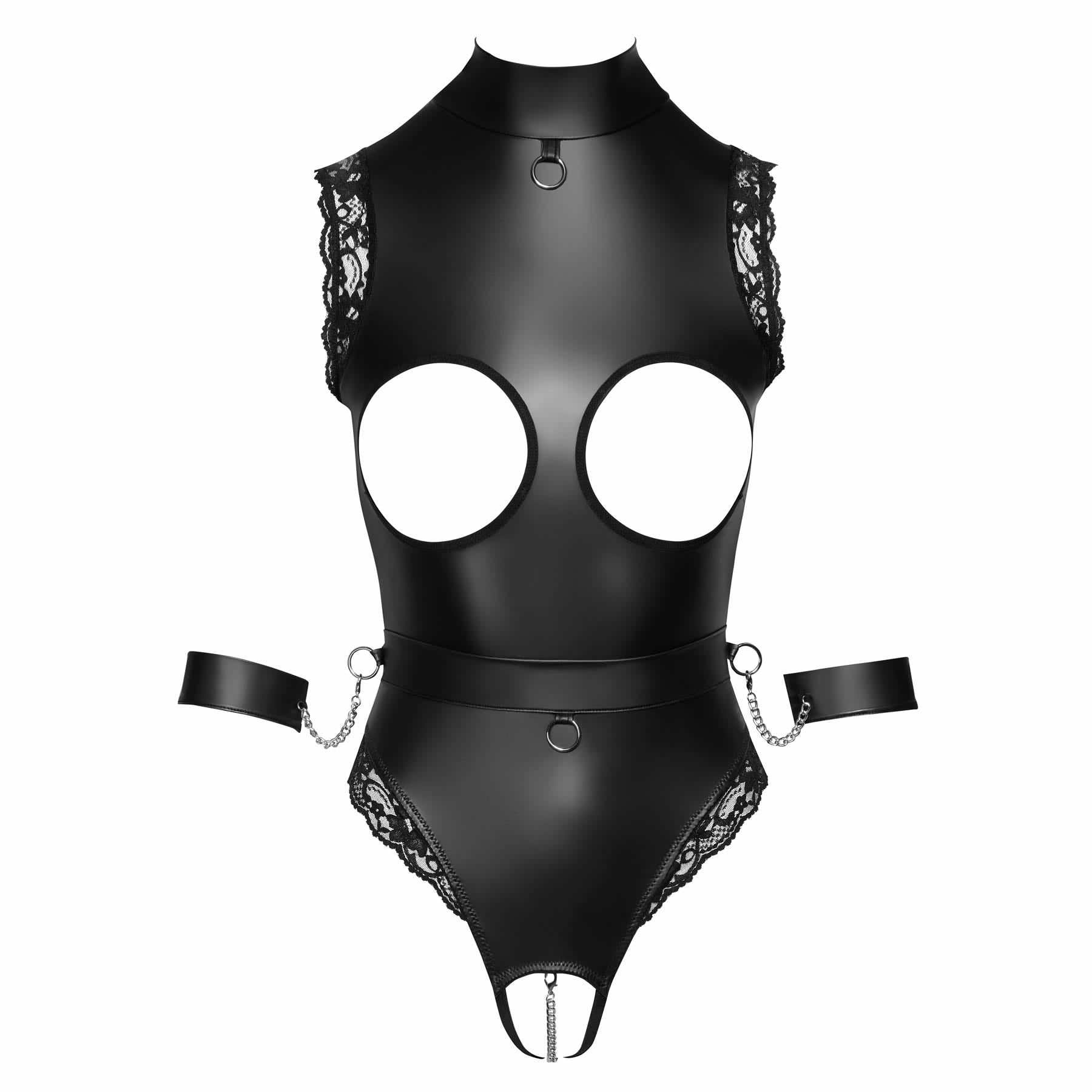 Wetlook Bundløs Body med Håndjern