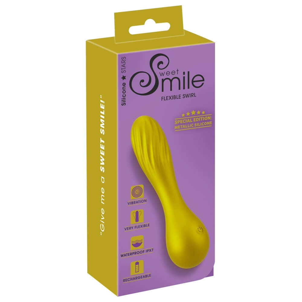 Sweet Smile Flexible Swirl Vibrator