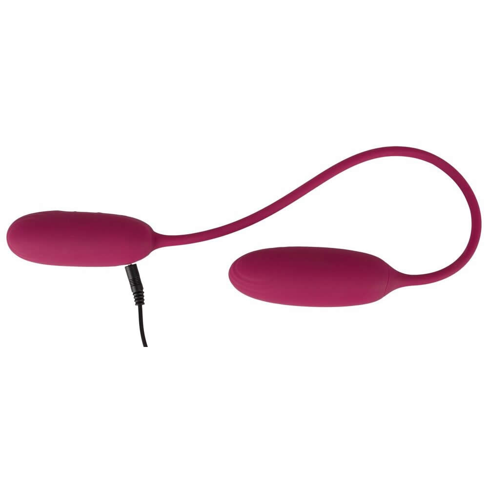 Sweet Smile Shaking & Vibrating Trådløs Duo Vibrator Æg