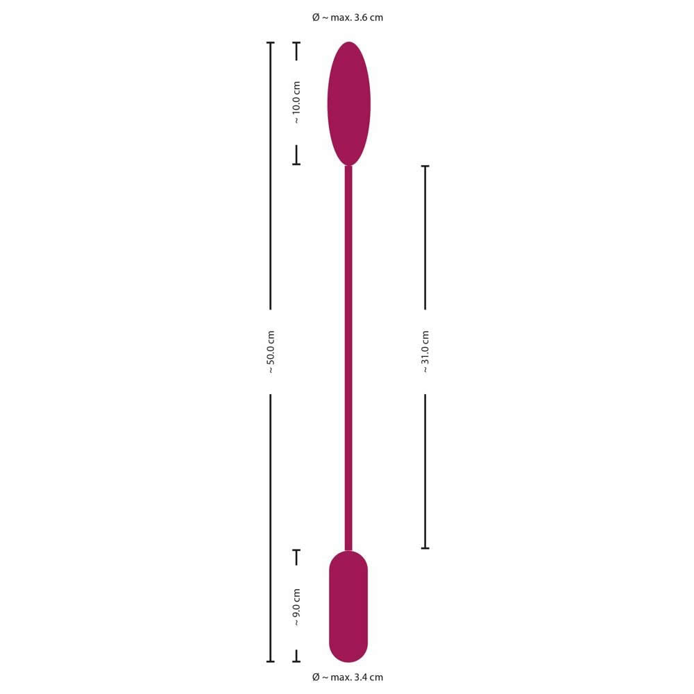 Sweet Smile Shaking & Vibrating Trådløs Duo Vibrator Æg