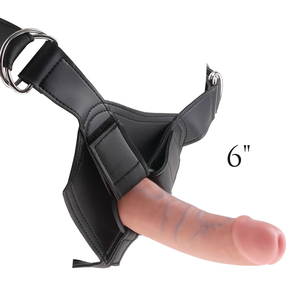 King Cock Strap-On Dildo med Harness