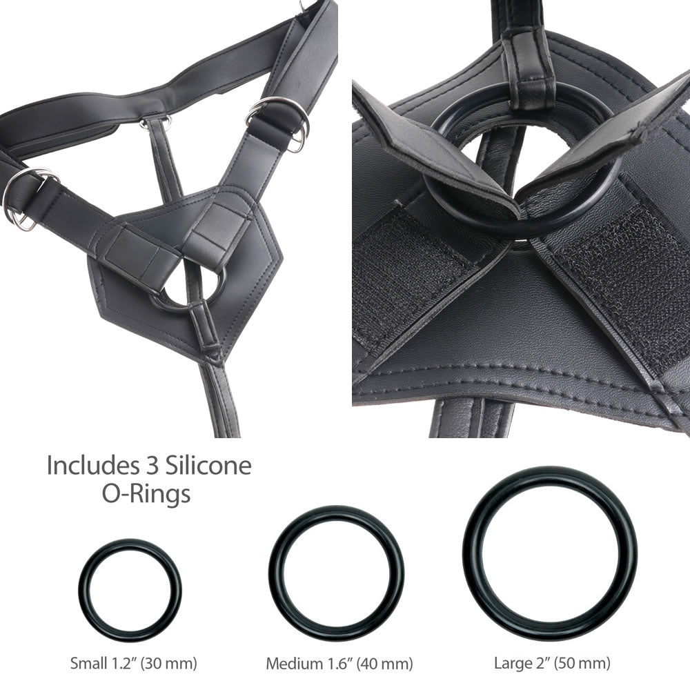 King Cock Strap-On Dildo med Harness