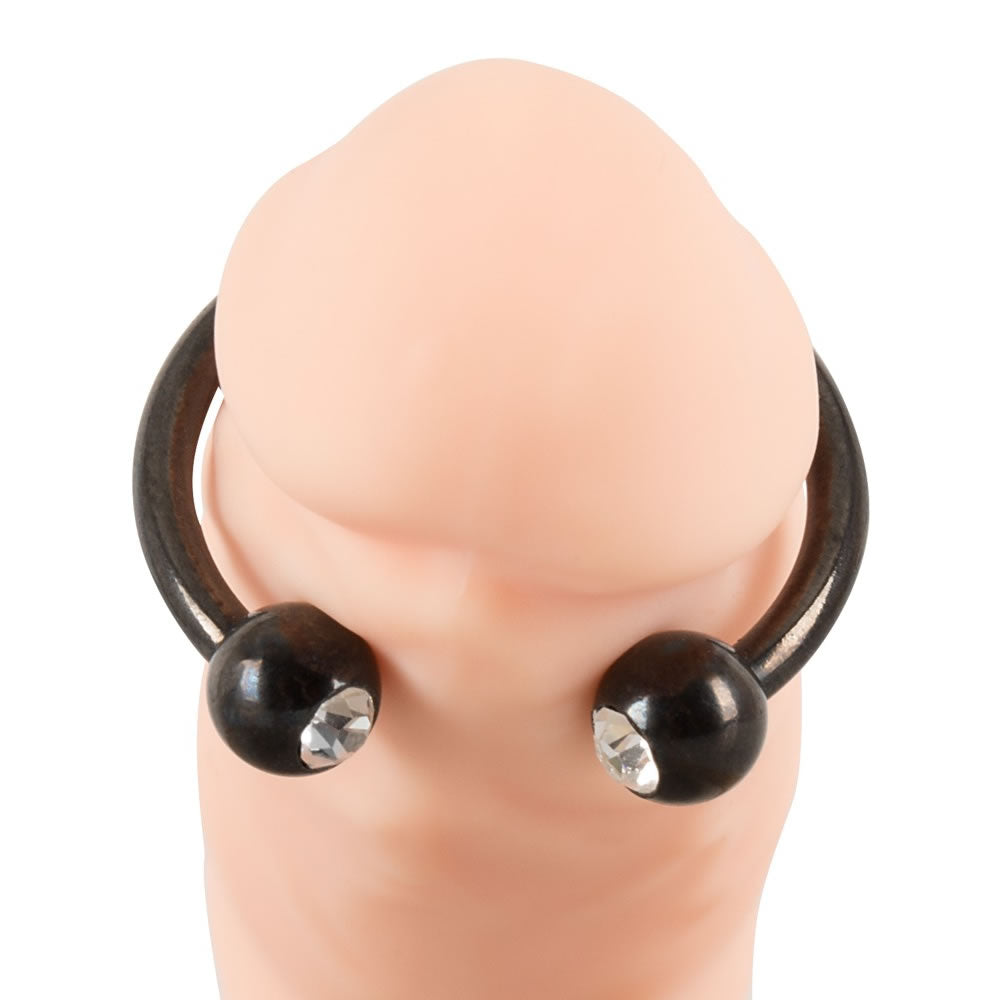 Rebel Penishovedring med 2 pyntekugler