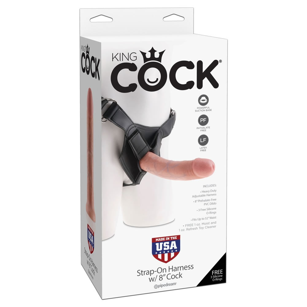 King Cock Strap-On Dildo med Harness