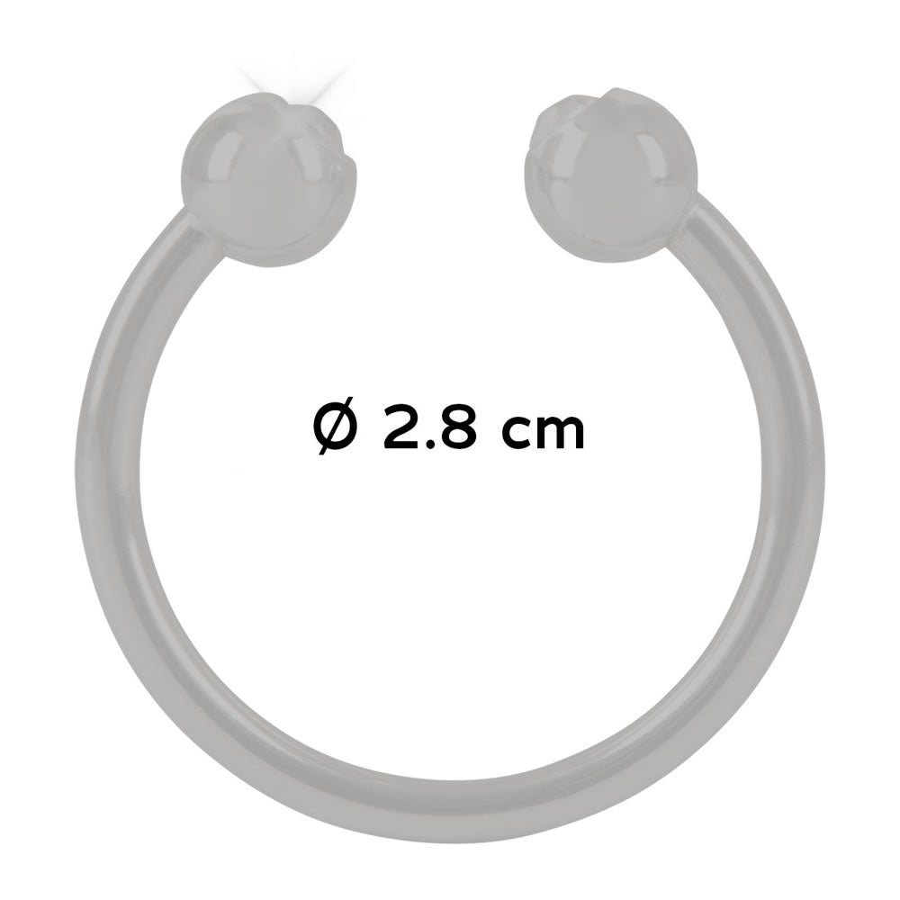 Rebel Penishovedring med 2 pyntekugler