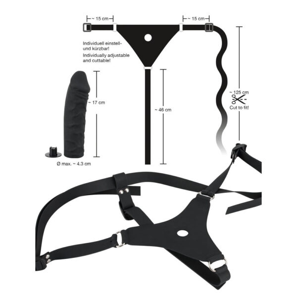 Silikone Strap-On Dildo
