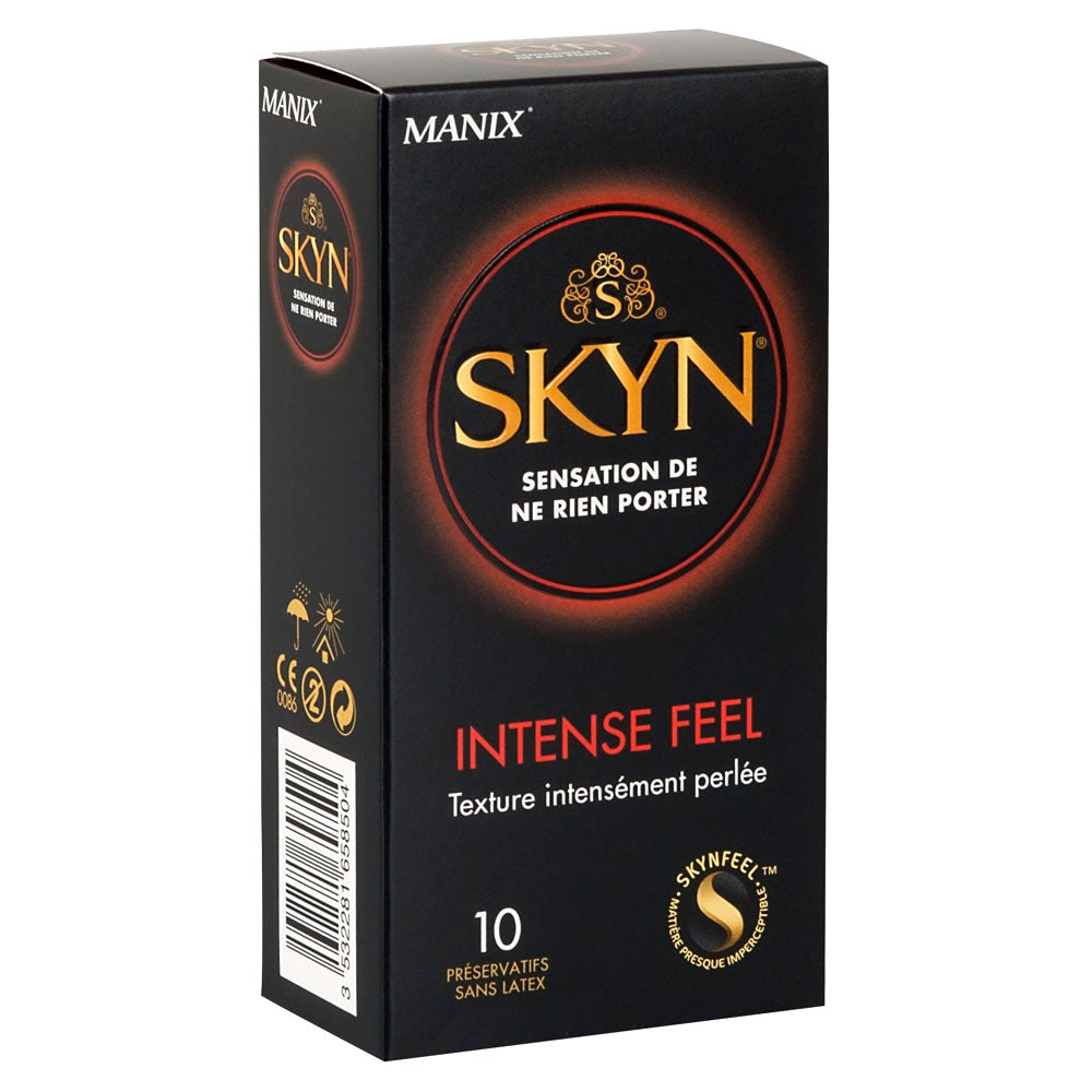 Manix SKYN Intense Feel med Nopper - Latexfri - 10 stk
