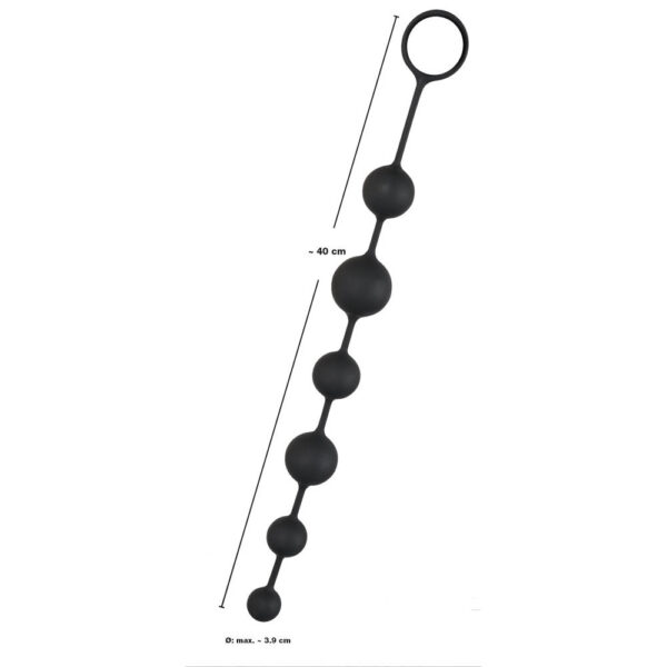 Black Velvets Silikone Anal Beads