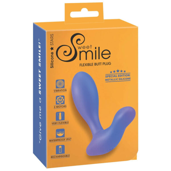 Sweet Smile Flexible Anal Plug med Dual Stimulation
