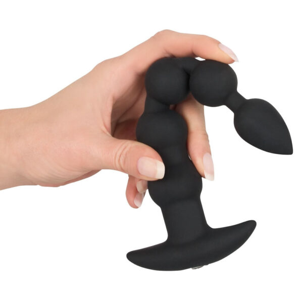 Black Velvelts Analkuglekæde med Vibrator