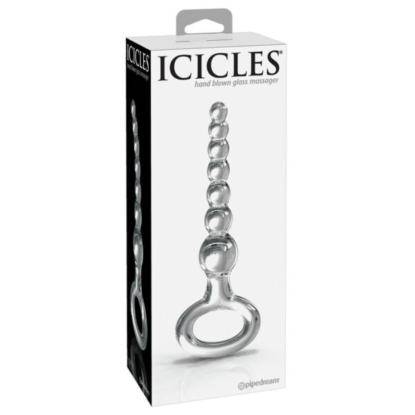 Glas Anal Kæde - Icicles No. 67