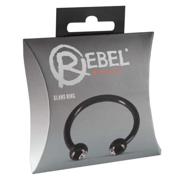 Rebel Penishovedring med 2 pyntekugler