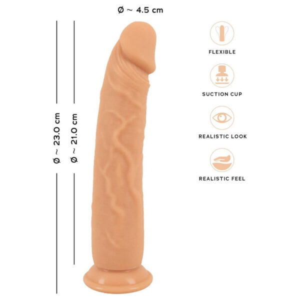 European Lover Silikone Dildo med Sugekop - Billede 10