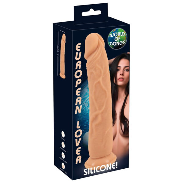 European Lover Silikone Dildo med Sugekop - Billede 11
